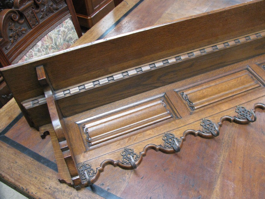 French Oak Hat Rack