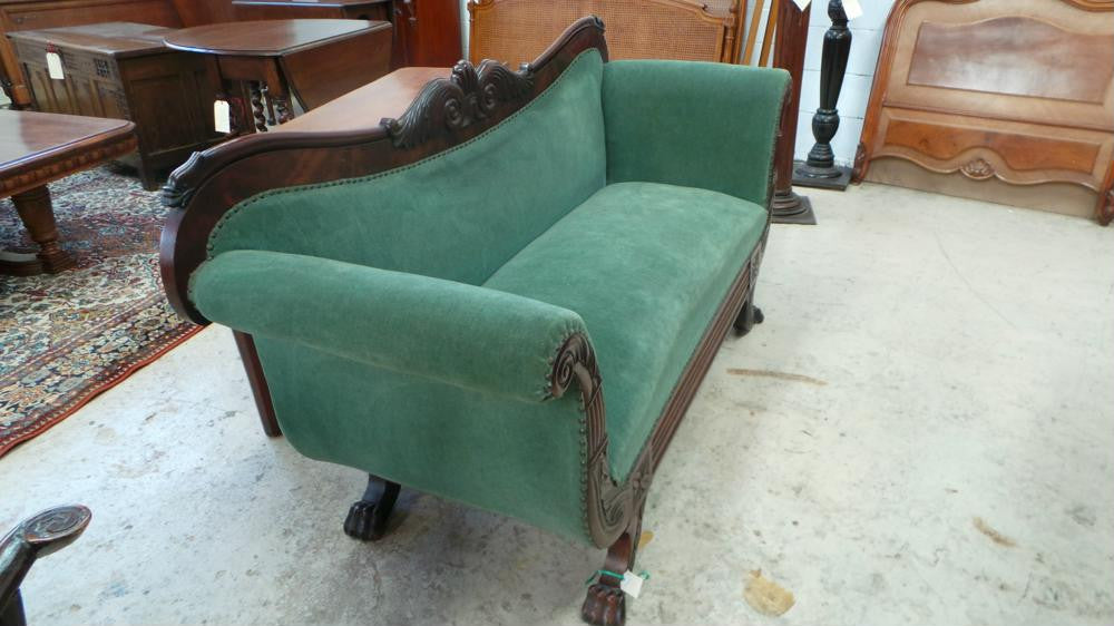 French Empire Mahogany Couch
