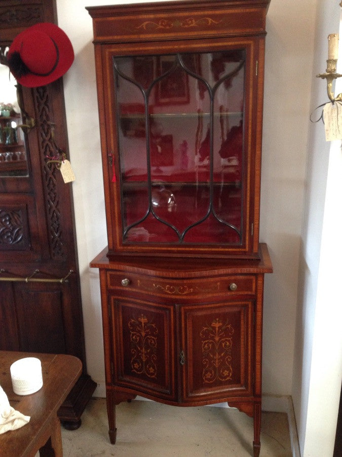 Antique English Sheraton Style Cabinet