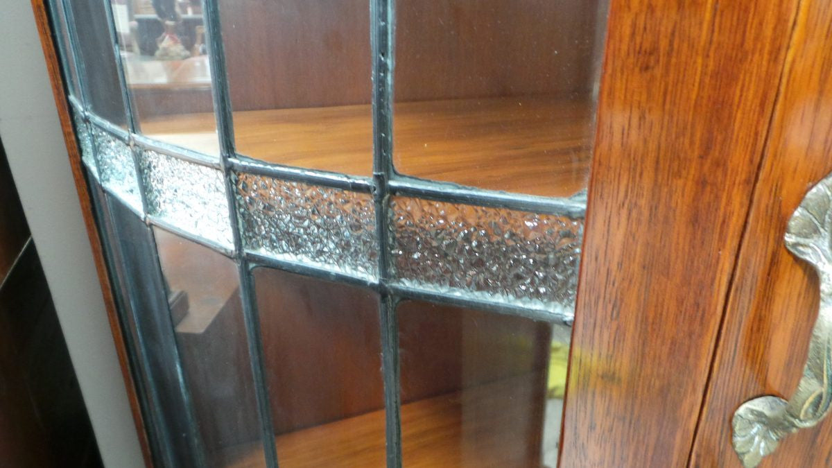 Rare Australian Blackwood Crystal Cabinet
