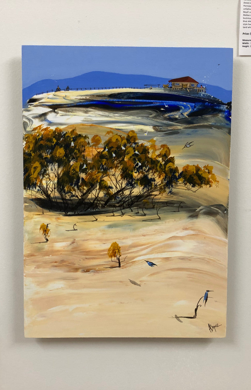 Adam Bogusz "Waiting For Rain" Oil On Board