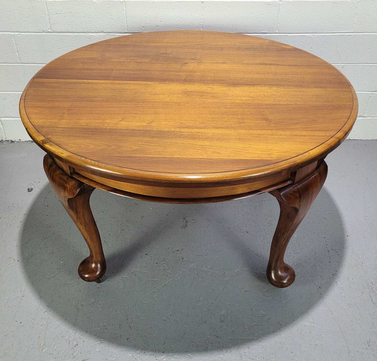 Period blackwood two leaf extension table. It can comfortably sit six people and eight when extend. It is in good original detailed condition.