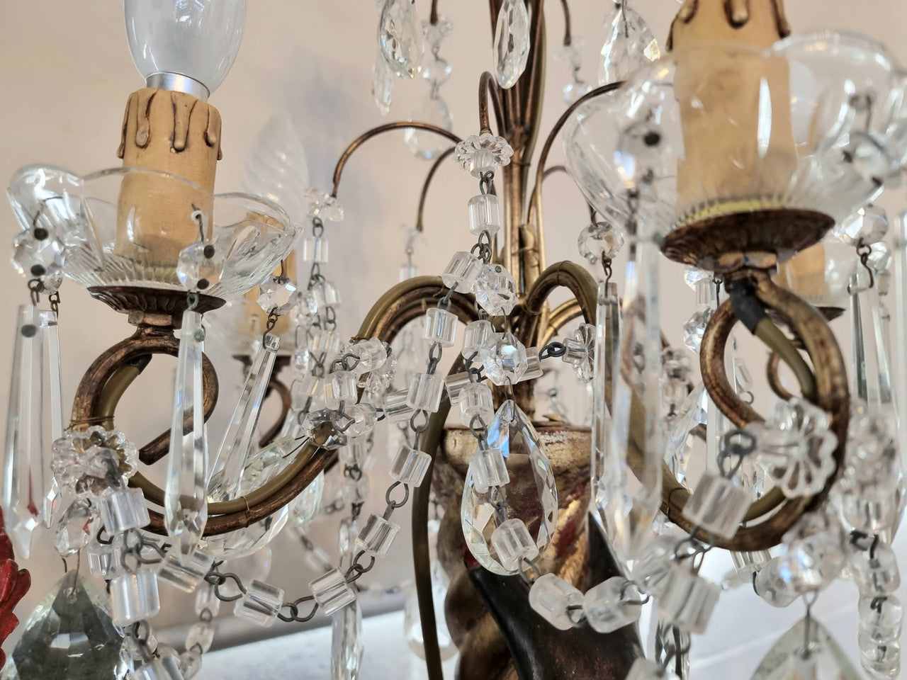 19th Century Italian Wooden Blackamoor lamp sourced in France. Made from carved wood painted & gilded. It has been fully rewired to Australian standards.