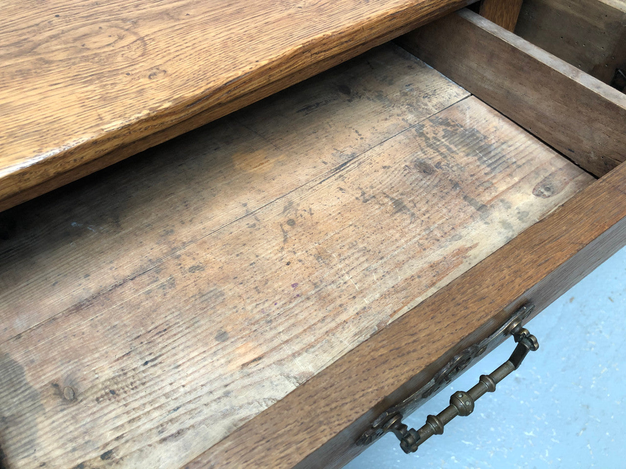Early 19th Century Empire Oak Sideboard