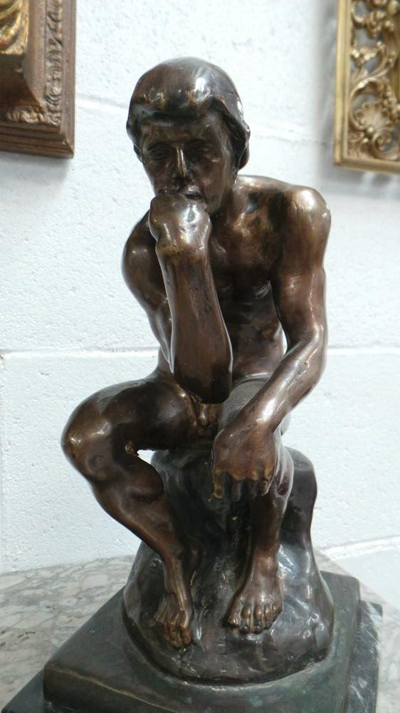 Antique Bronze Male Statue