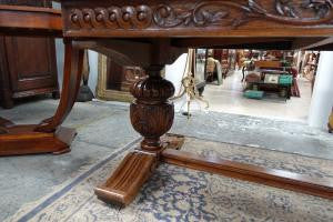 French Oak Extension Dining Table