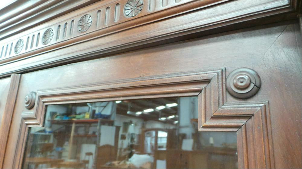 Antique French Walnut Bookcase