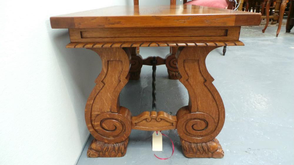 Petite Spanish Style Parquetry Top Coffee Table