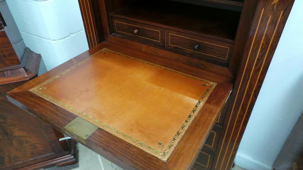 French Floral Marquetry Abattant