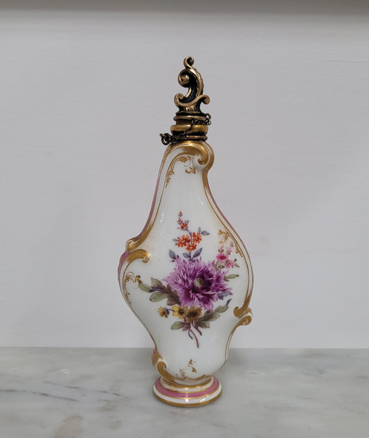 19th Century Porcelain Perfume-Scent Bottle