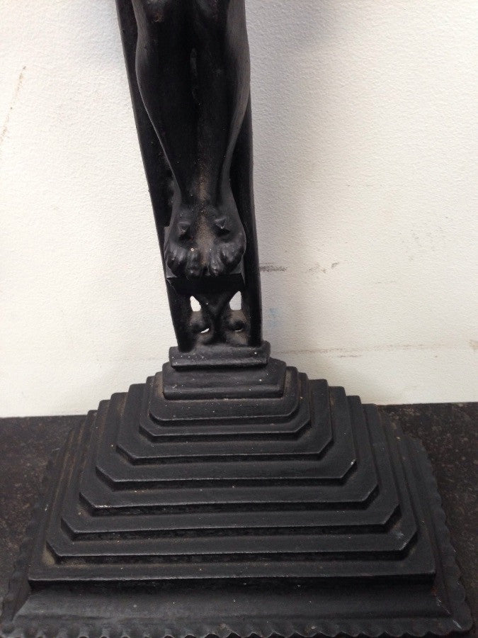 Antique French Cast Iron Cross