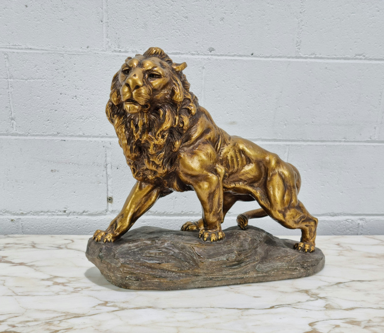 Sensational Terracotta Lion Statue