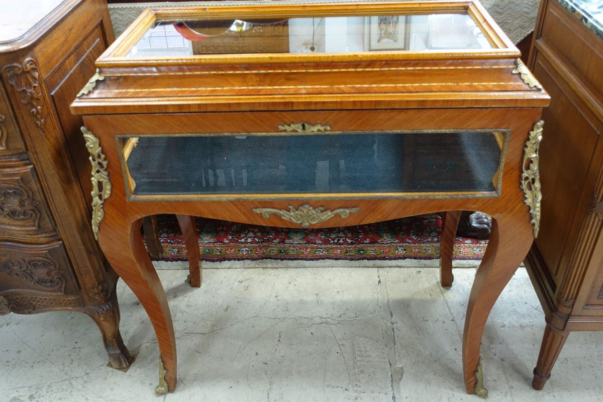Louis XV Style Curio Display Cabinet