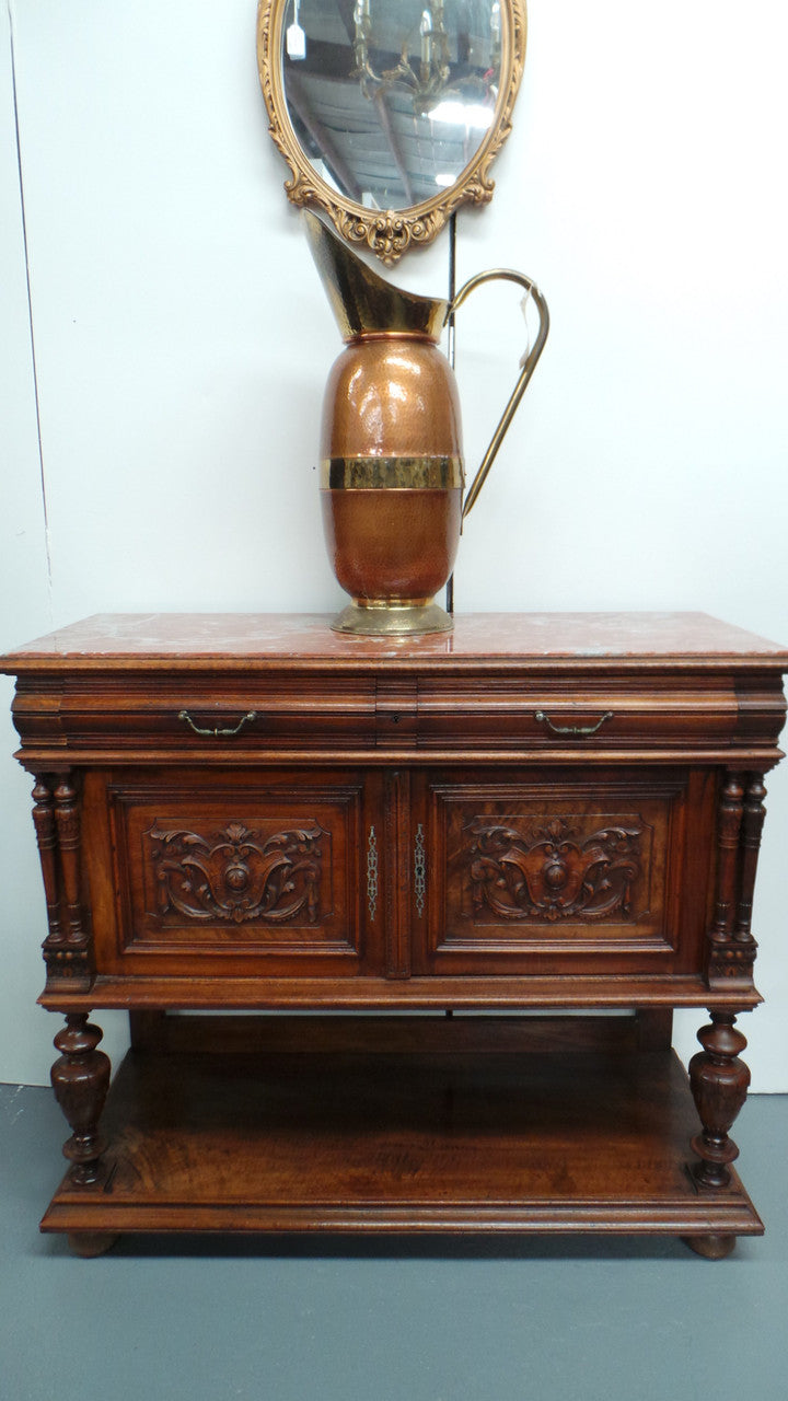 Antique 19th Century French Walnut Buffet