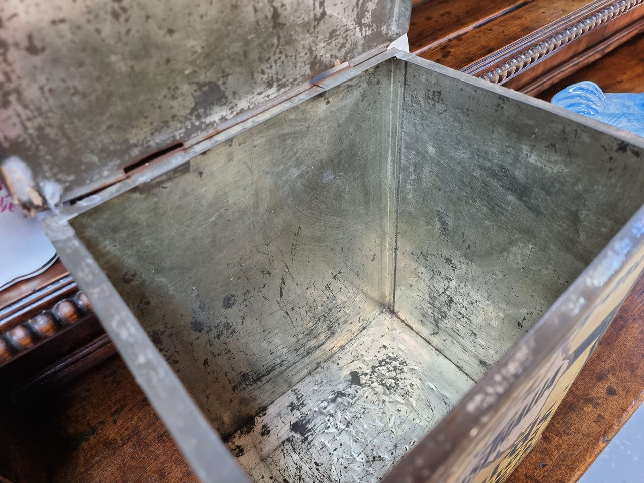 Australian Ensign Edwards Tea tin with lift up lid. In good original condition.