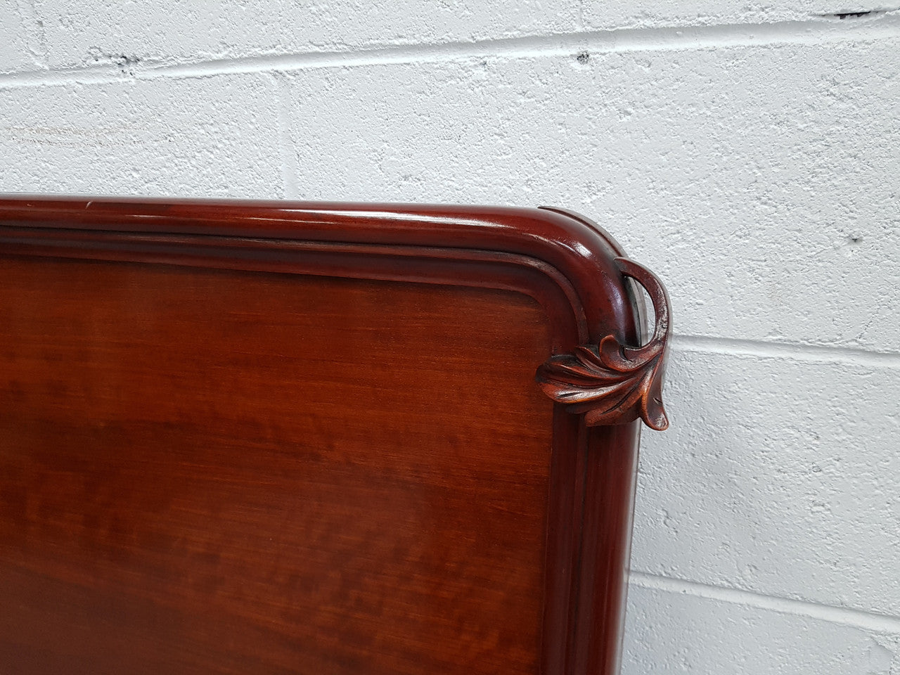 Victorian Mahogany King Size Bed Head