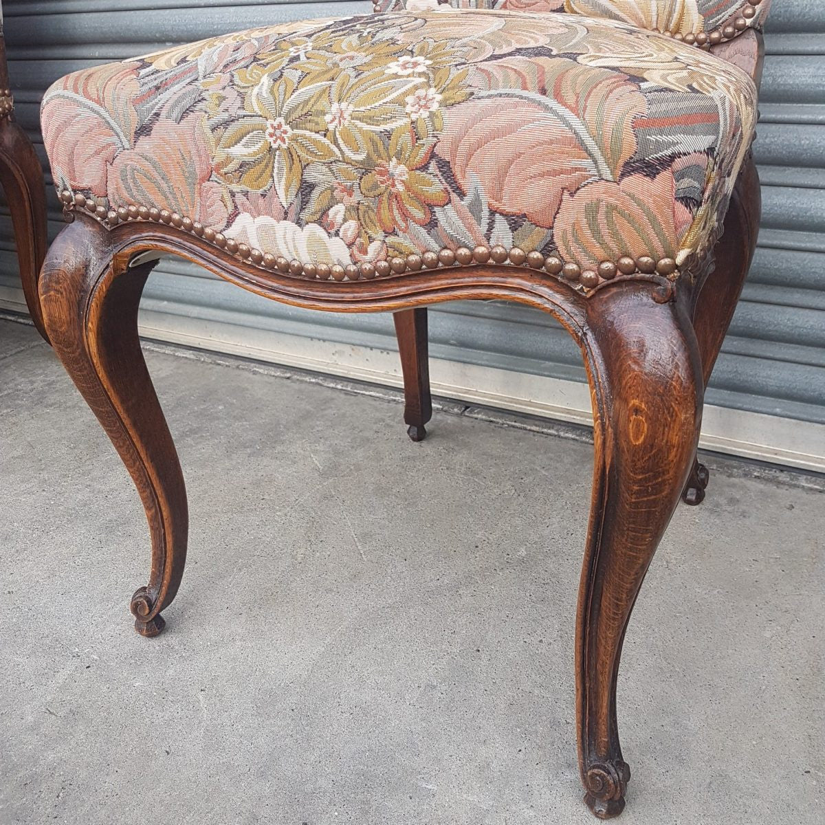 Set of Eight French Louis XV style Dining Chairs