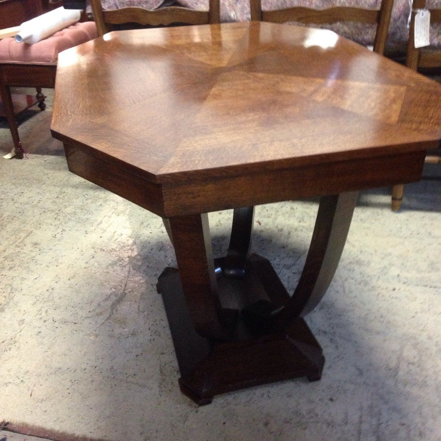 French Art Deco Oak Centre Table