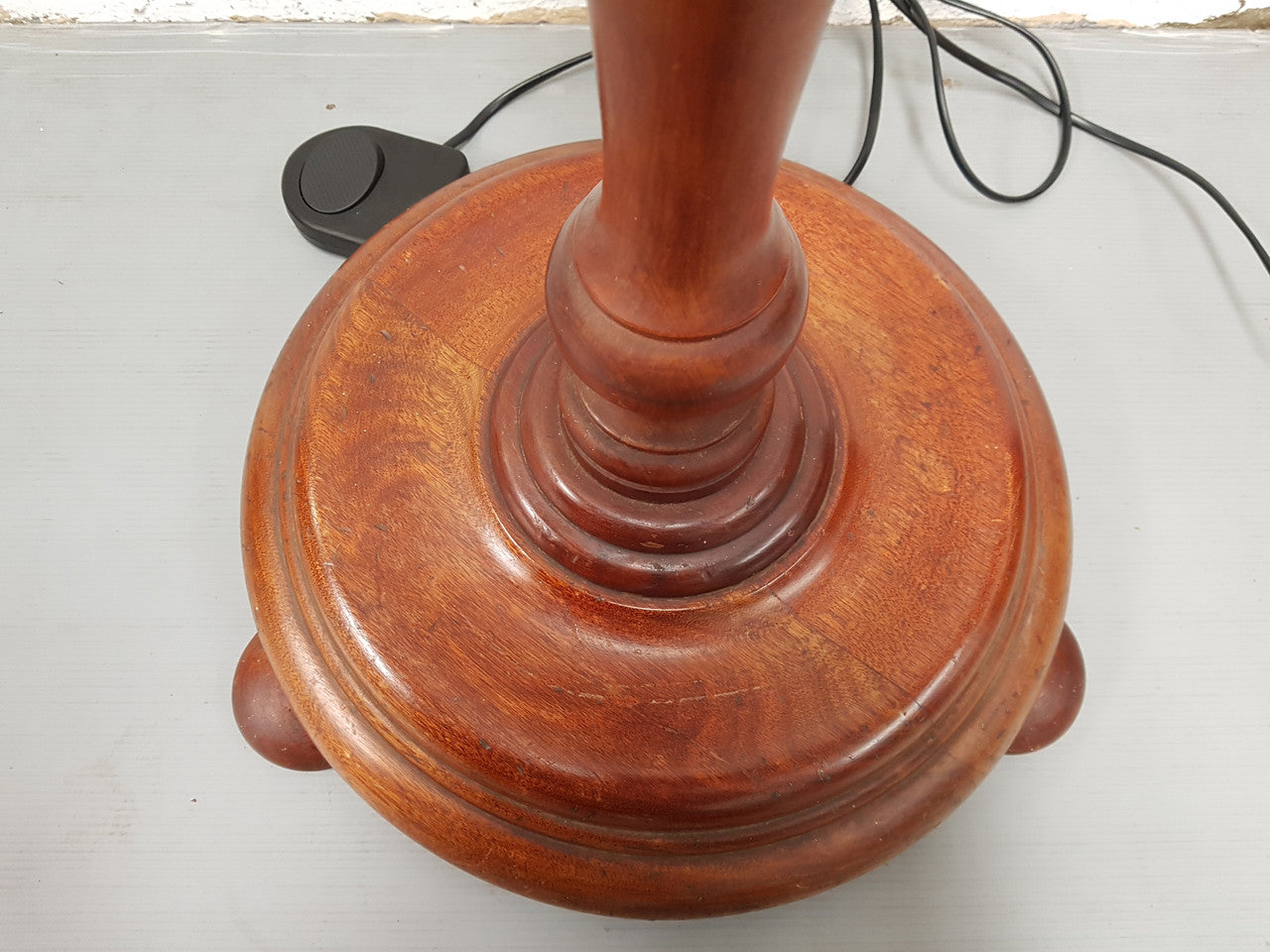 Antique Oak Standard Lamp
