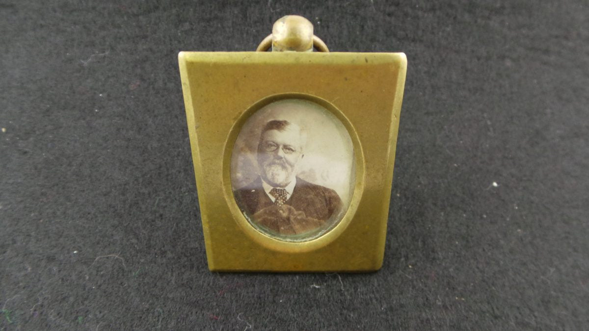 Miniature Antique Brass Picture Holder