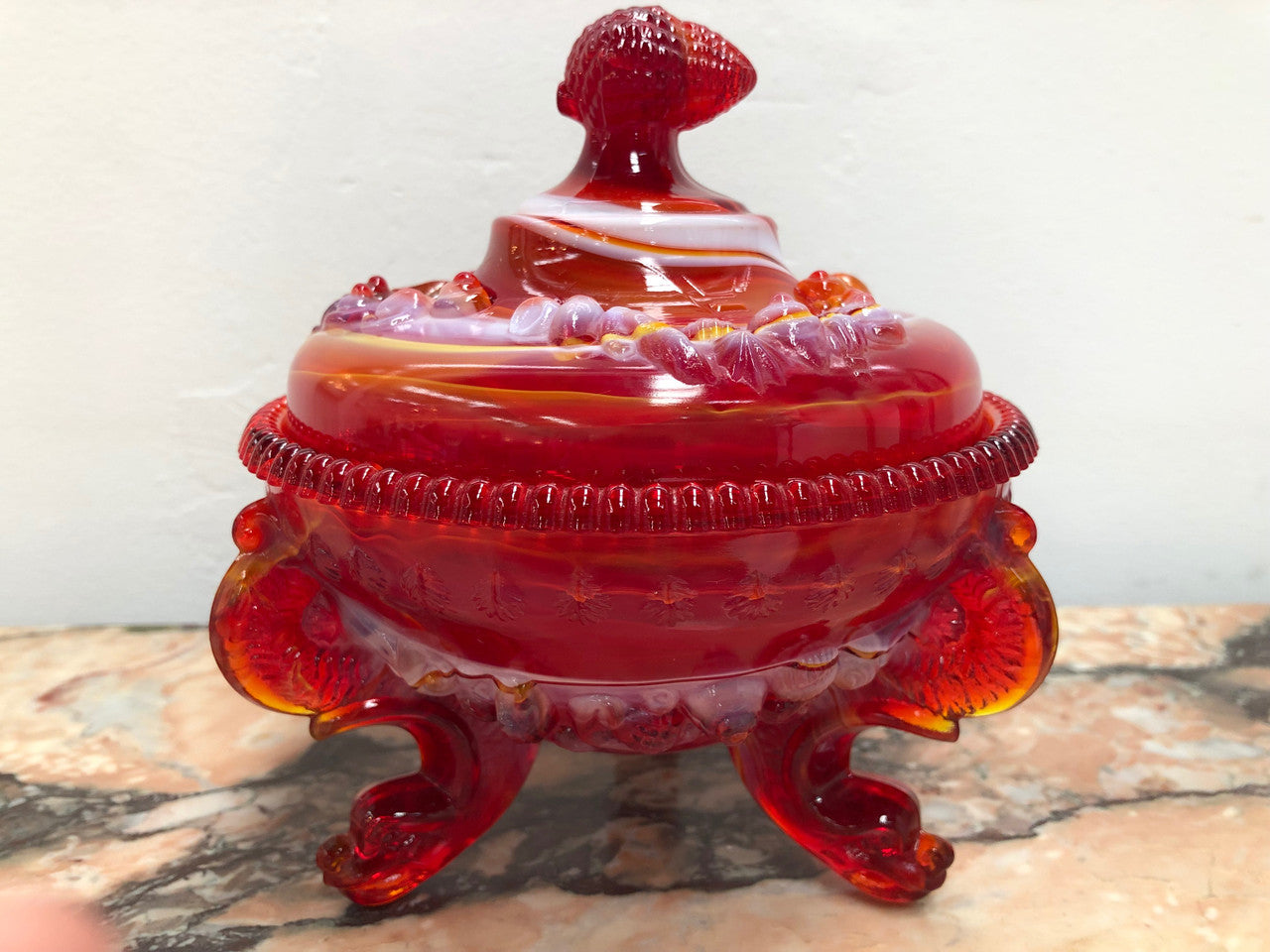Moonee Ponds Antiques Rare American Fenton Glass Bowl
