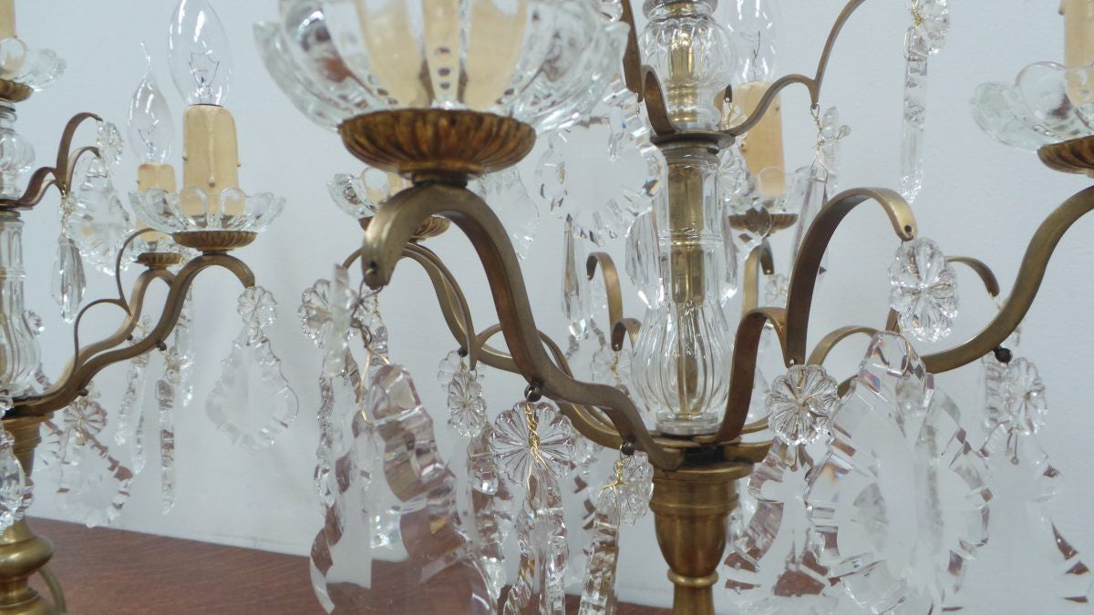An Amazing Pair Of Parisian Girandole Lamps