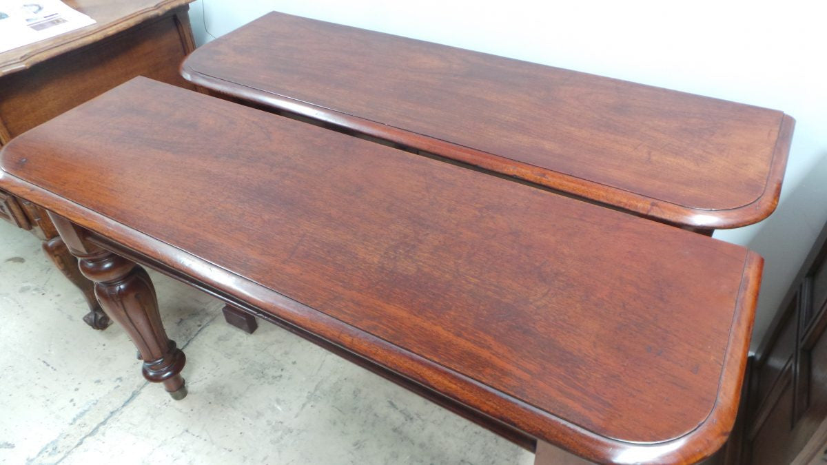 A Matching Pair Antique Console Tables