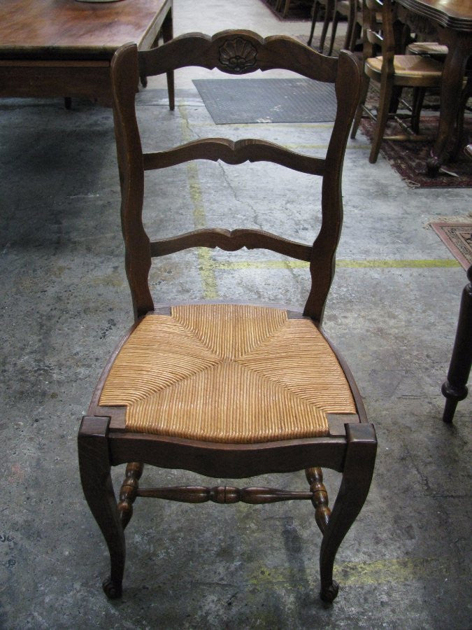 Set Of Six French Oak Chairs