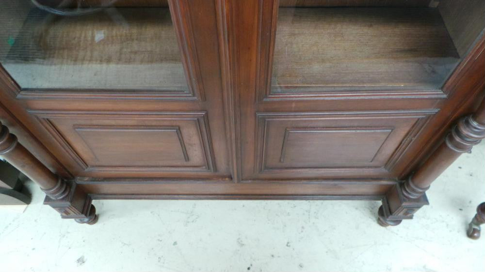 Antique French Walnut Bookcase
