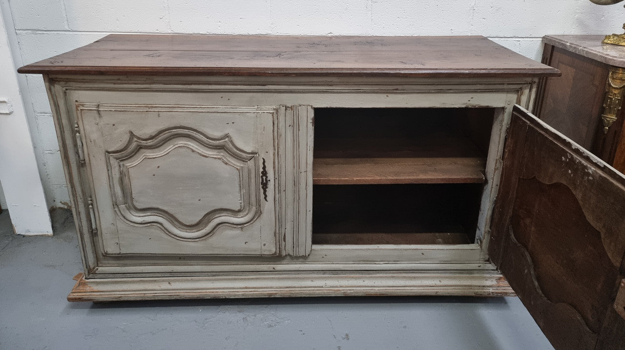 French Late 18th Century Painted Two Door Sideboard