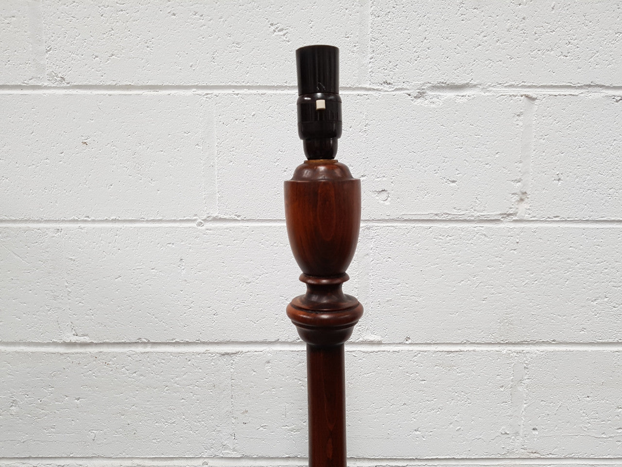 Antique Mahogany Standard Lamp