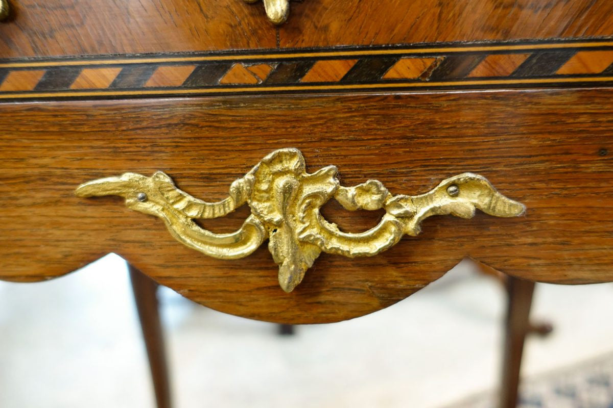 Inlaid Rosewood French Occasional Table
