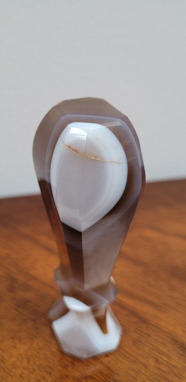 French 19th Century Banded Agate Wax Seal. In good original condition please view photos as they form part of the description.