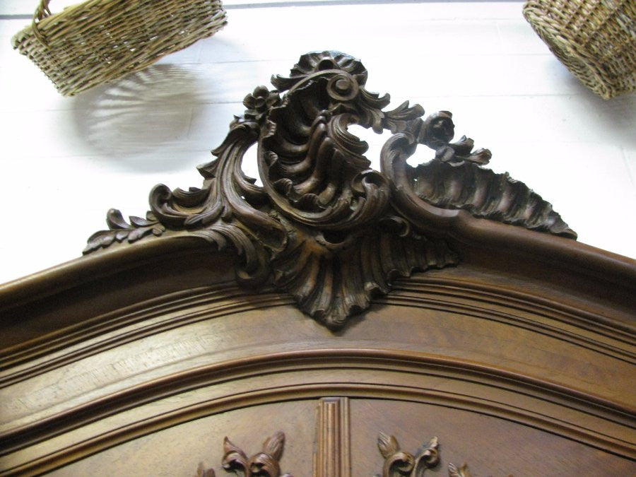 Antique French Walnut Armoire