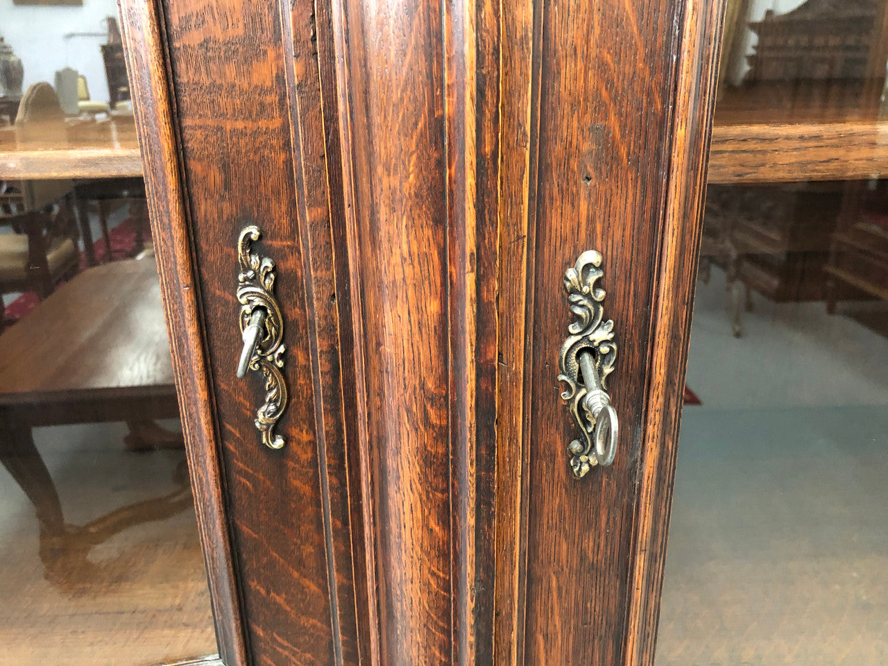 French 19th Century Louis XV Style Three Door Bookcase