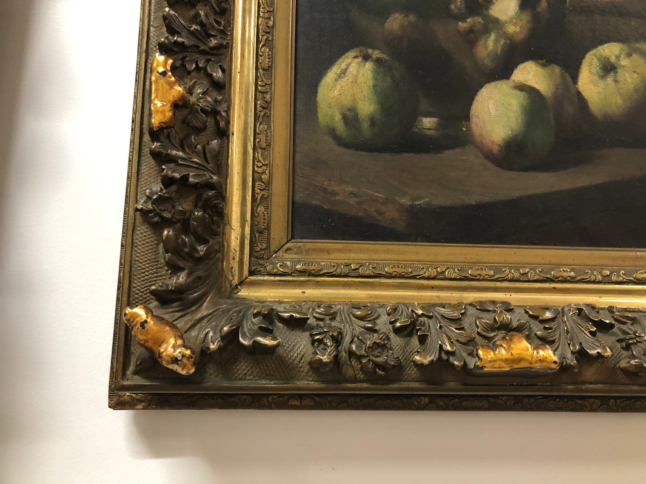 Absolutely beautiful framed oil still life on canvas, signed and in good original condition.