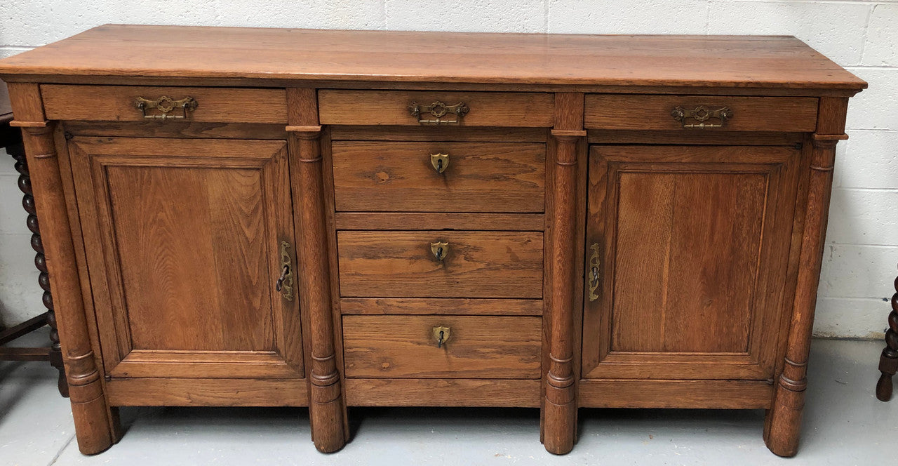 Early 19th Century Empire Oak Sideboard