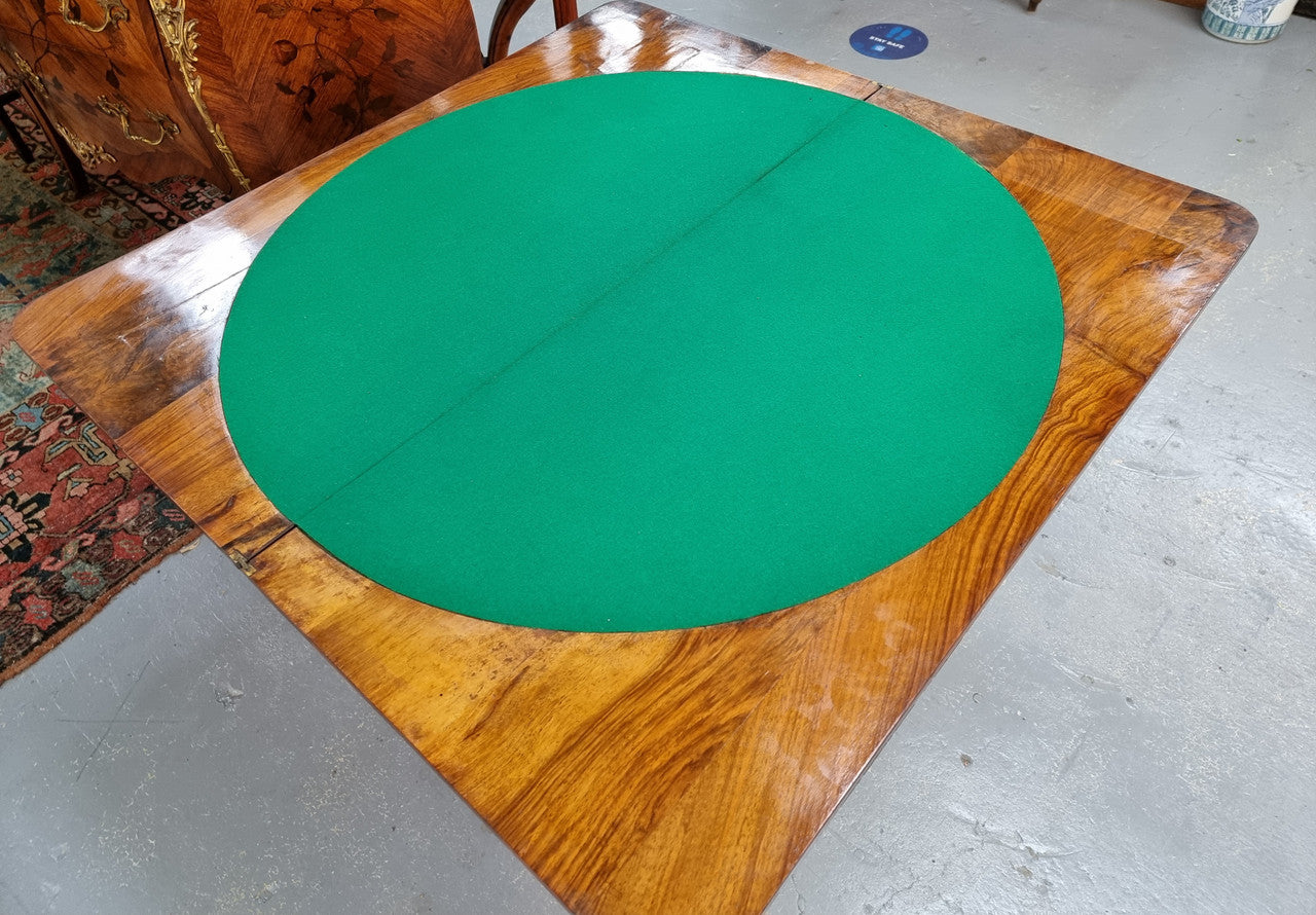 Decorative Early Victorian Rosewood card table in good original condition.