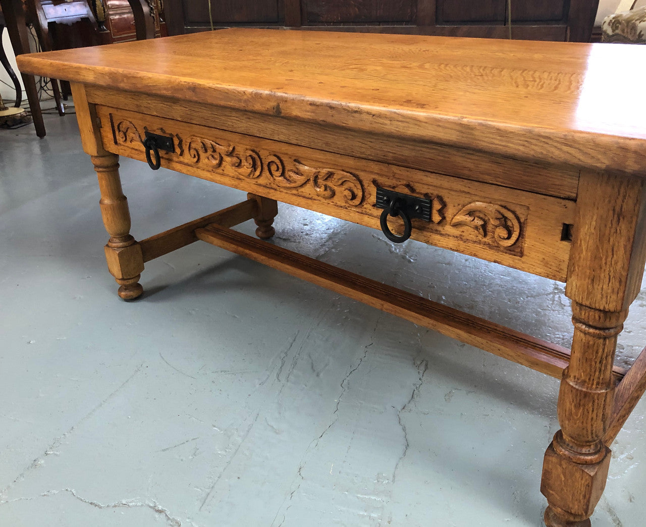 A Fabulous French Carved Coffee Table