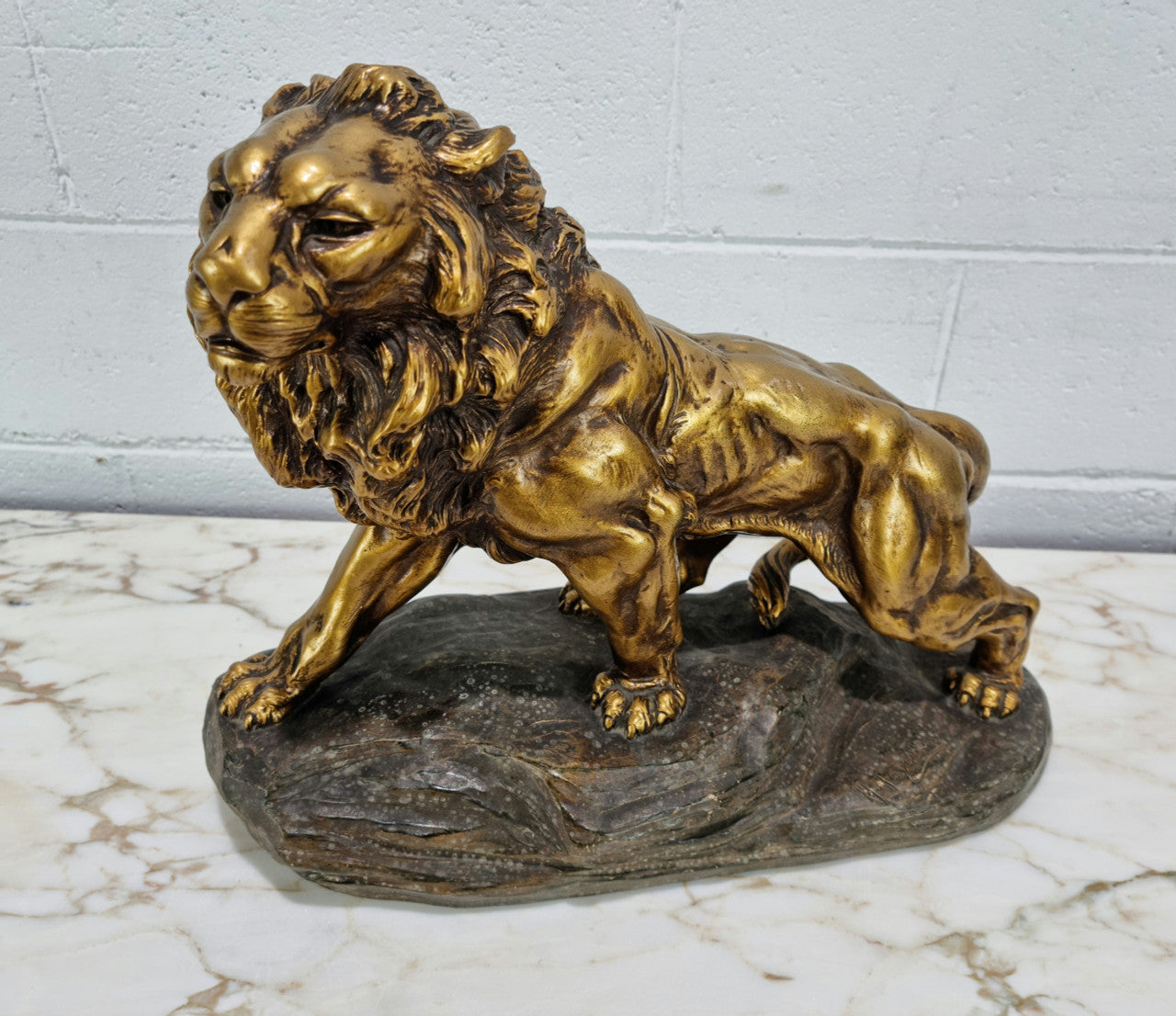 Sensational Terracotta Lion Statue