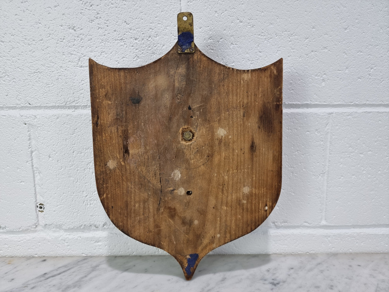 Antique Bronze plaque of a man plaque on a Mahogany panel. In good original detailed condition.