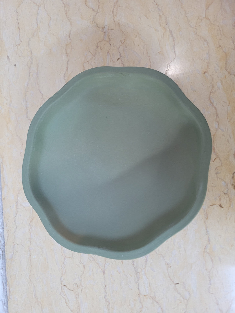 For Sale At Moonee Ponds Antiques Vintage classical design green jasper “Wedgwood” large round lidded trinket box. In good condition please view photos as they help form part of the description.
