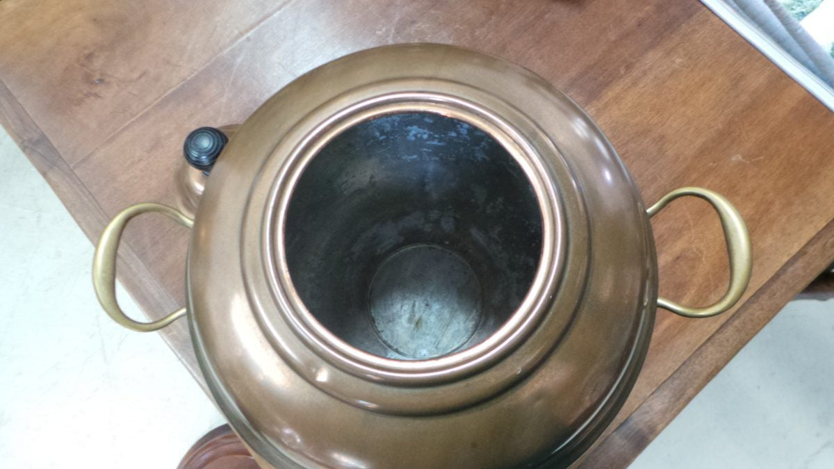 French Antique Copper Water Urn