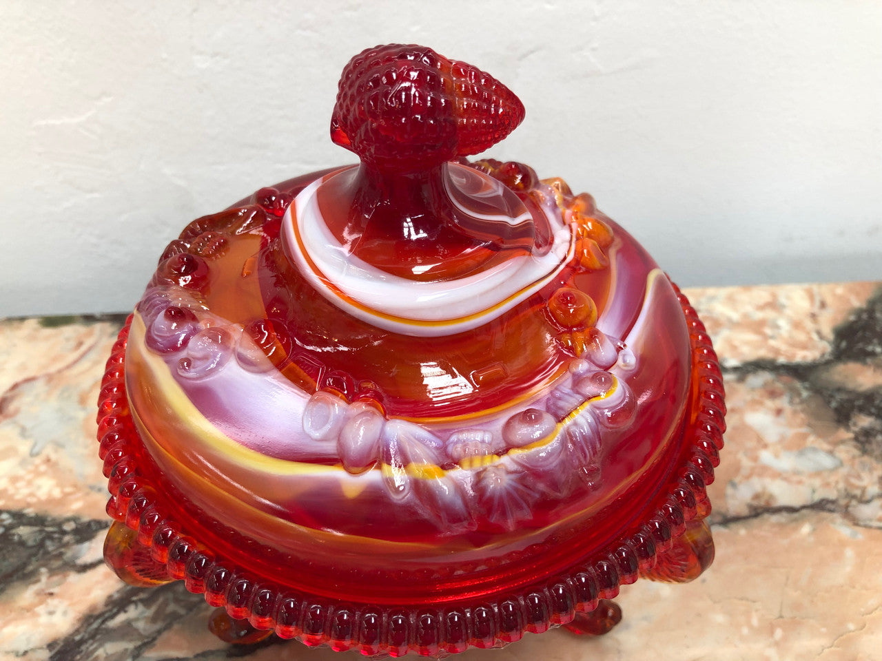 Moonee Ponds Antiques Rare American Fenton Glass Bowl