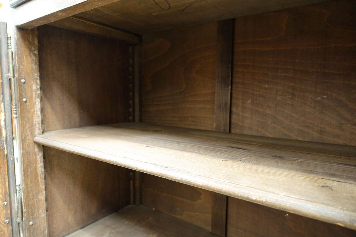 French Provincial Single Door Oak Buffet