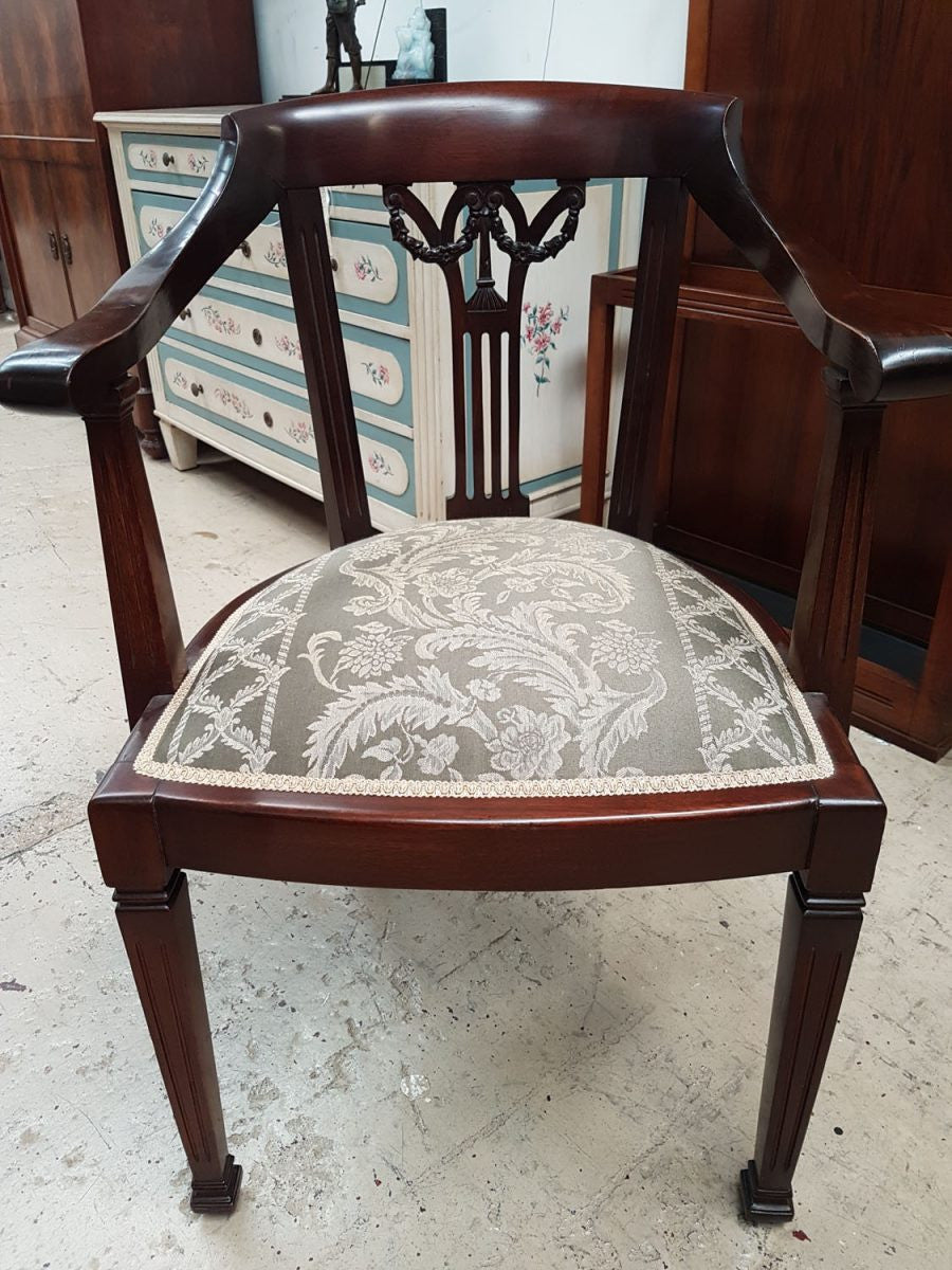 Pair of Edwardian Tub Chairs