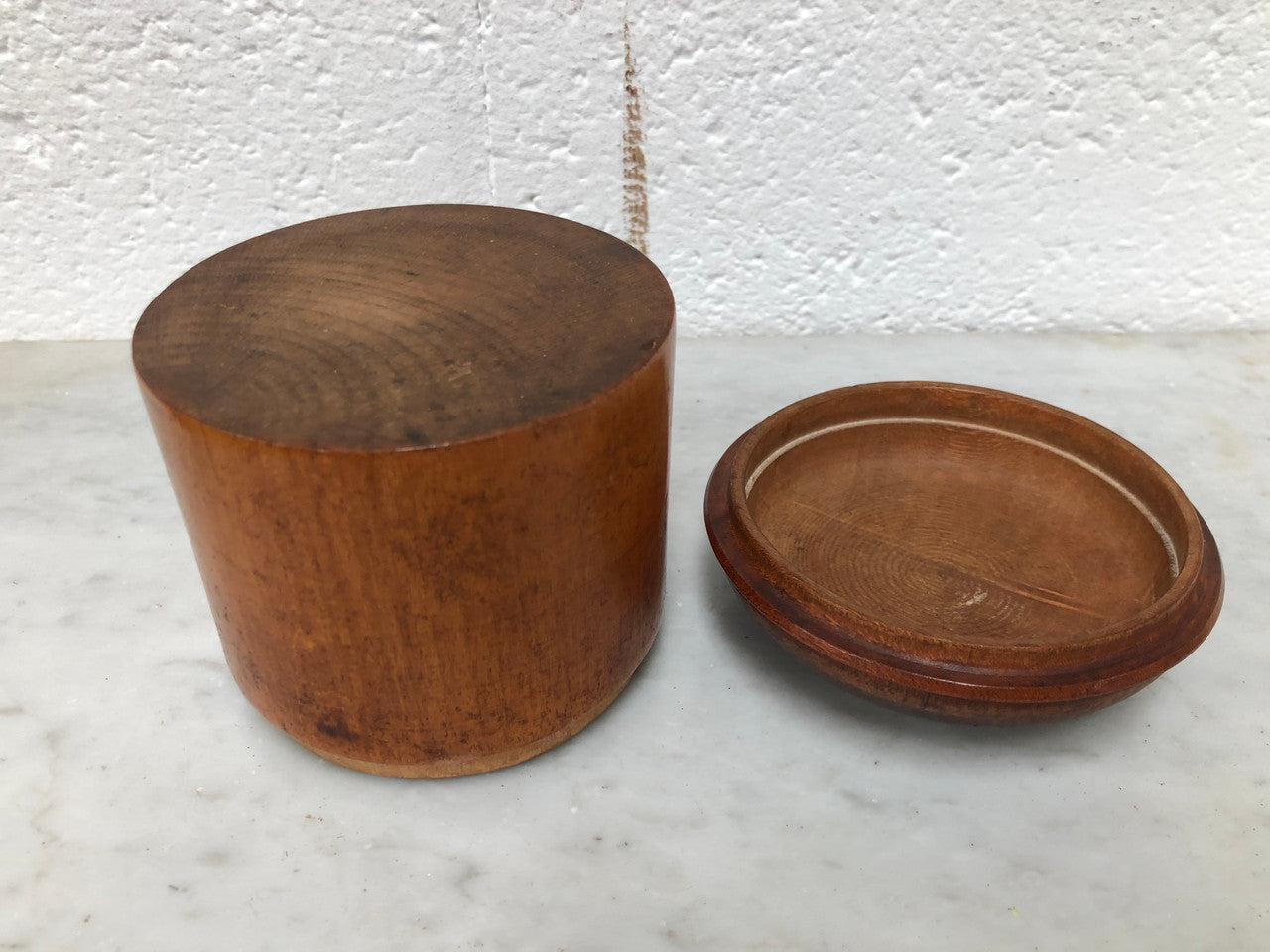 Antique Treen Wooden Box