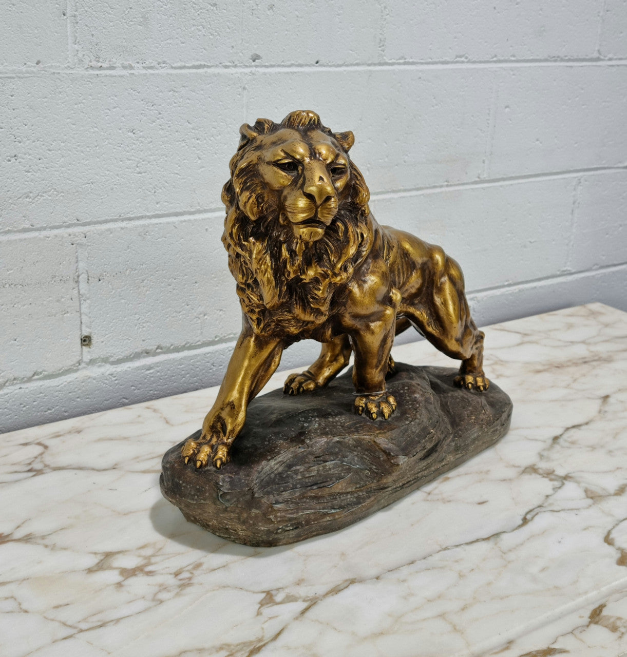 Sensational Terracotta Lion Statue