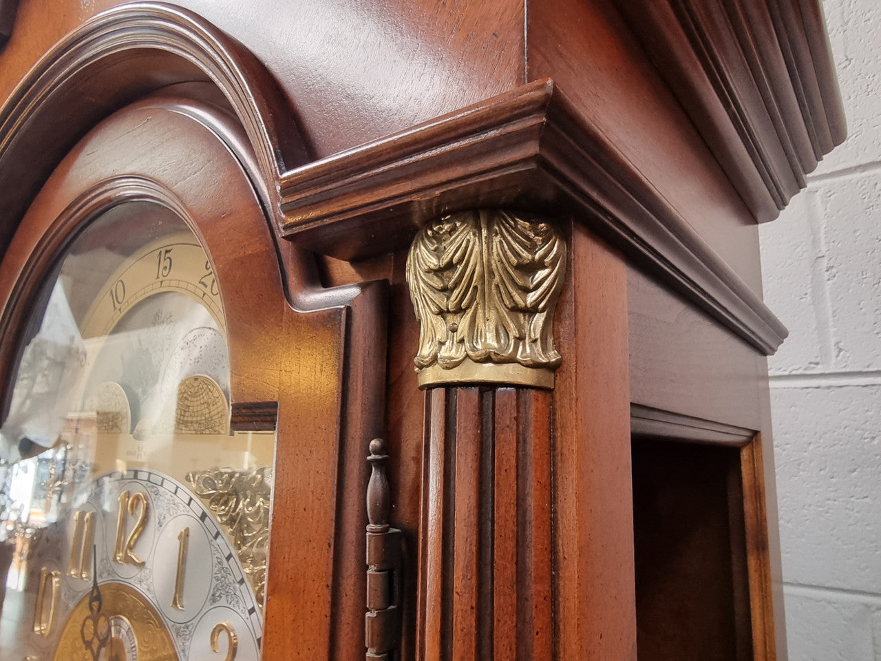 Howard Miller Grandfather "The Durham" Clock Model 610-292. In good original condition and comes with original directions, warranty card and registration card.