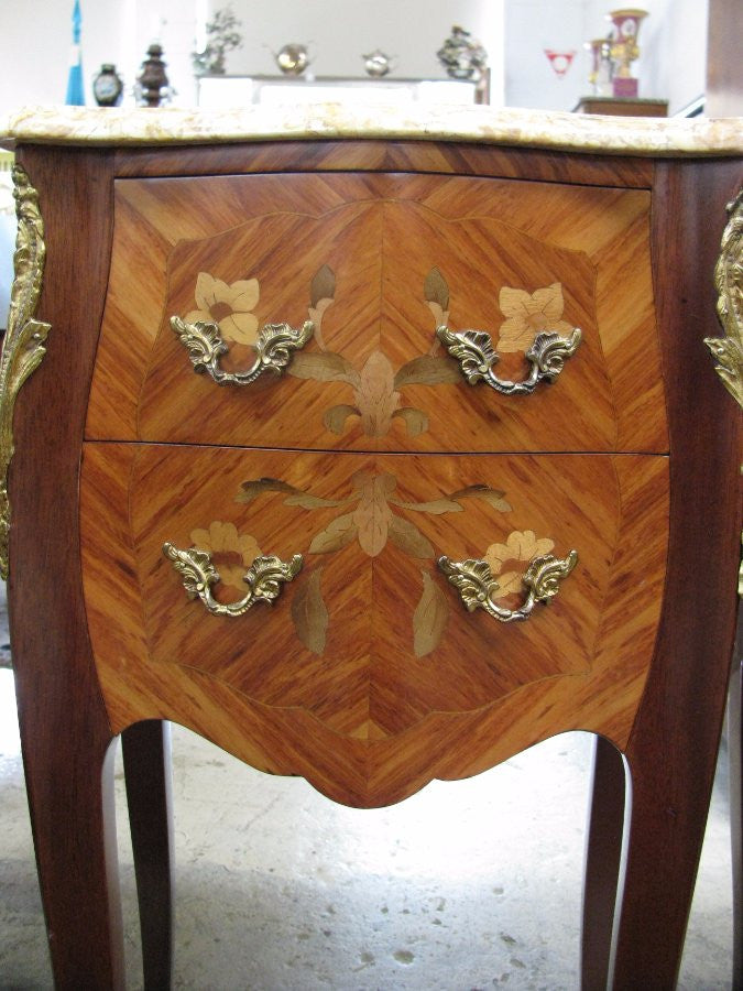 Matched Pair Of French Bedsides-1